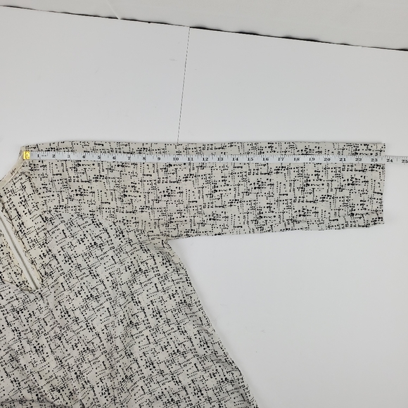 Gibson long sleeve 100% back zip v neck top Small - Picture 7 of 8